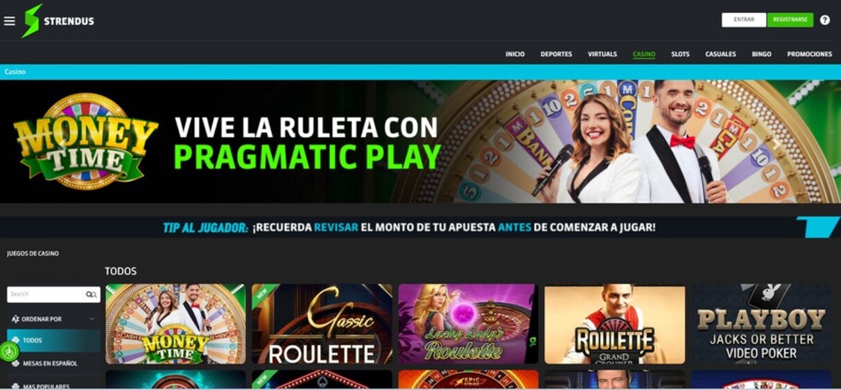 Strendus Mexico Casino Pagina Principal pc