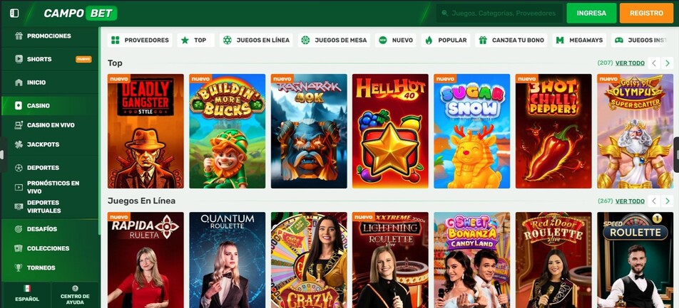 Campobet Mexico Casino Pagina Principal pc